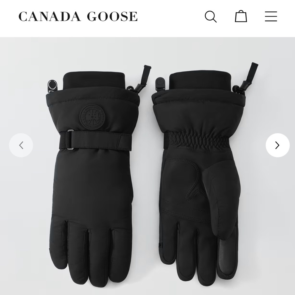 Canada Goose Fundamental Gloves, Size L (BRAND NEW)